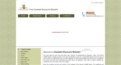 Desktop Screenshot of hammirwildliferesorts.com
